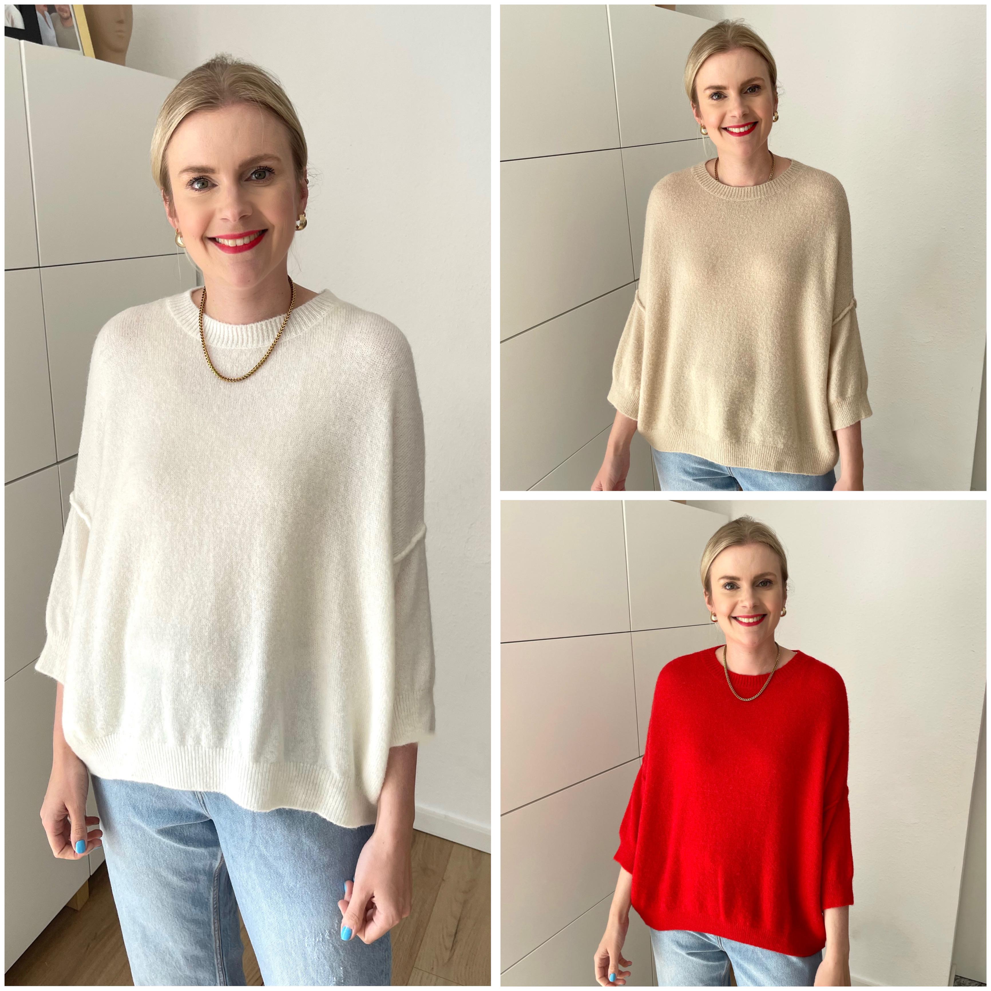 Pullover Cozy Weiß